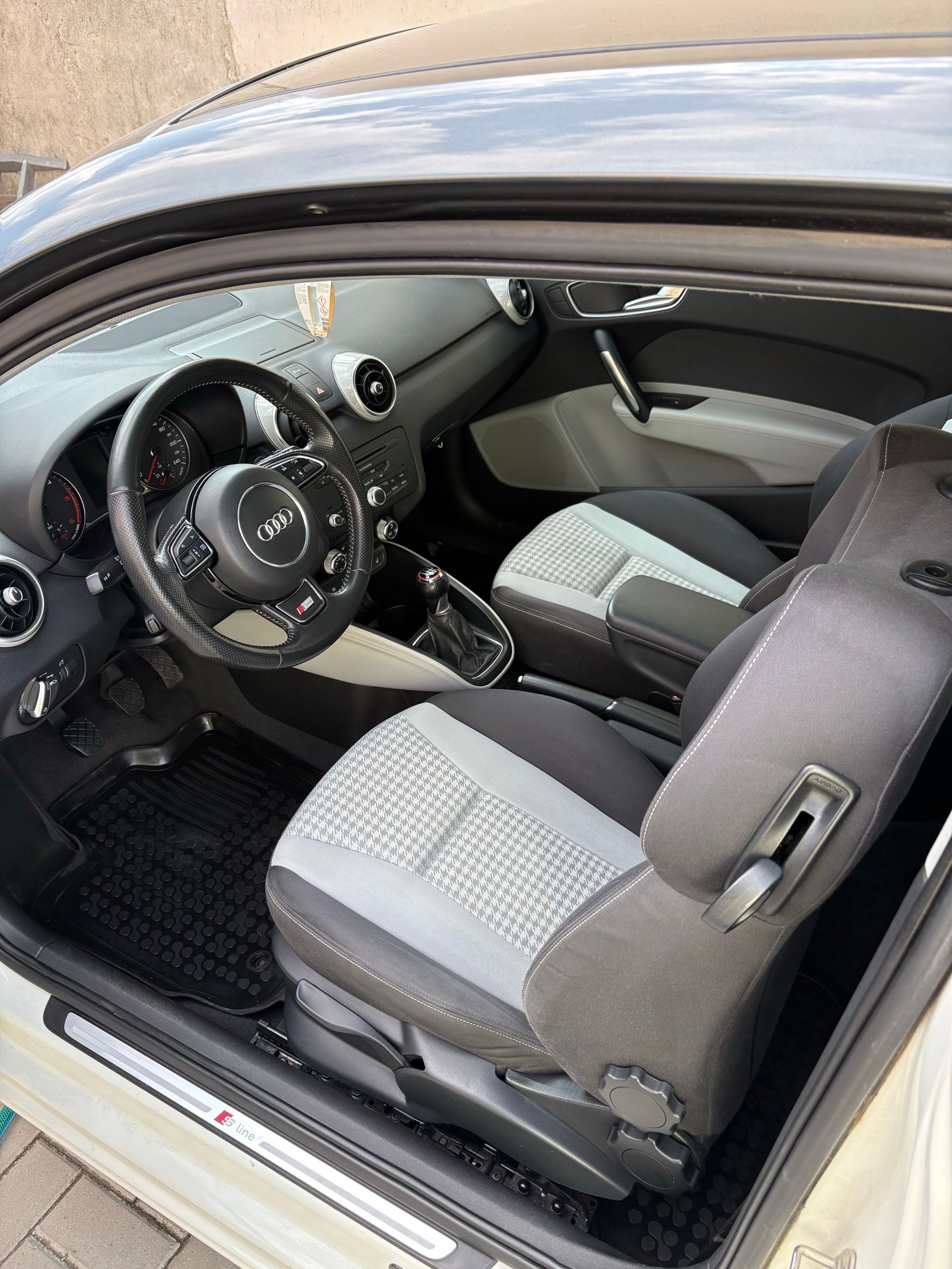 Audi A1 utastér a belső tisztítás után